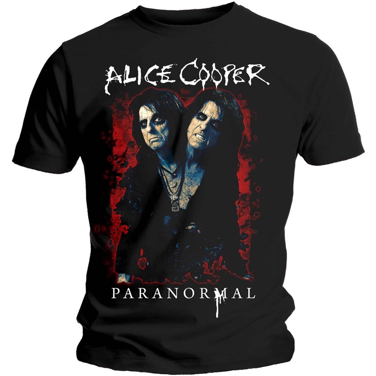Alice Cooper Unisex T-Shirt Paranormal Splatter